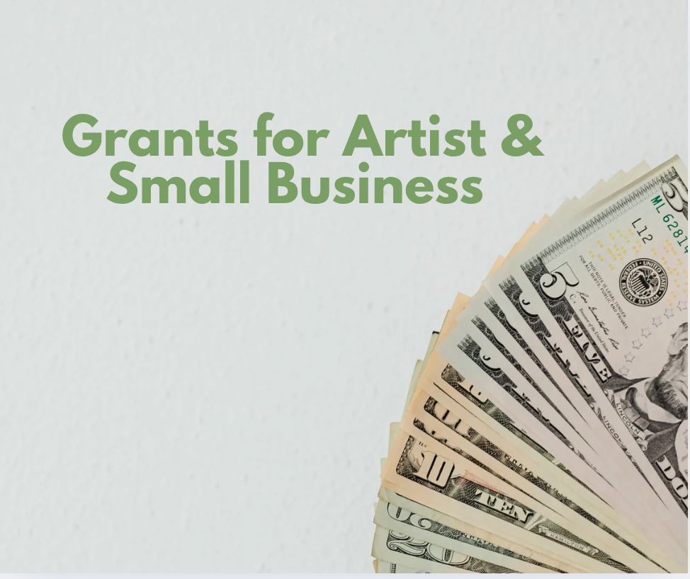 Grants for you and Your Vision ( Artist and Small Business 6 months !